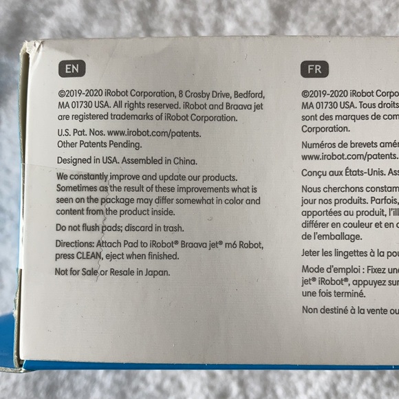 New In Box Robot Braava jet 7 Dry Sweeping Pads m6 - Picture 5 of 5